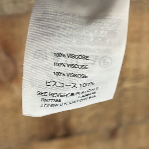 Madewell Button-Back Tie Tee in Buffalo Check White Black Size XXS - Picture 5 of 10